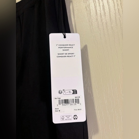 ALO Yoga Men’s “Conquer React Performance” Short 7” Inseam (M) *BESTSELLER* - Picture 10 of 10